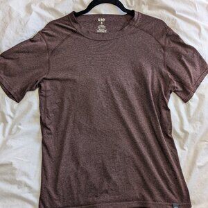 REI Co-op Men’s Short Sleeve Performance Tee — Brown Heather, Size M